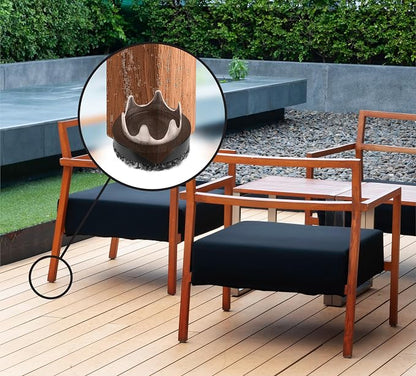Gorilla Outdoor 1 inch Furniture Feet Floor Protectors/Weatherproof Berber - Image 5