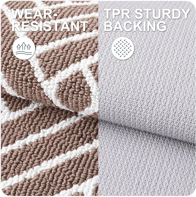OLANLY Large Indoor Door Mat, 59x35 Inch, Dirt Resistant and Absorbent - Image 3