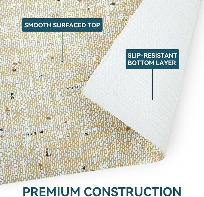 Shelf Liner Non Adhesive 18 Inch x 40 Feet Beige Kitchen Drawer Liner, - Image 6
