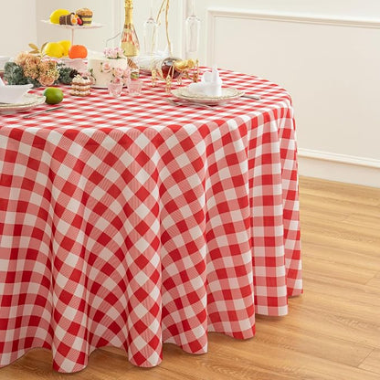 Waterproof Plaid Tablecloth Fabric - Image 6