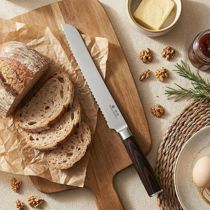imarku 10 Inch Bread Knife for Homemade Bread Sourdough, German High Carbon - Image 3