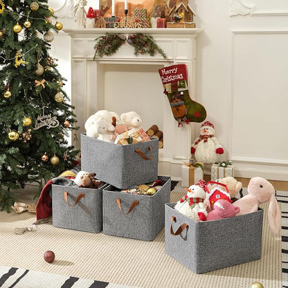 GRANNY SAYS Closet Storage Baskets, Collapsible Fabric Storage Bins - Image 8