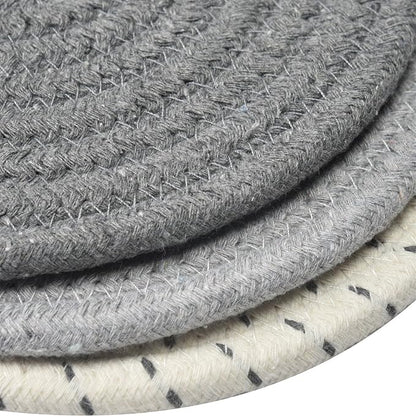 Potholders Set Trivets Set 100% Pure Cotton Thread Weave Hot Pot Holders Set - Image 8
