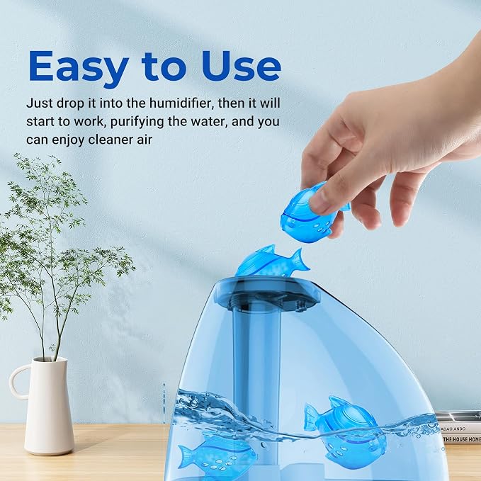 Funmit 12 Pack Universal Humidifier Cleaner Fish Compatible - Image 9