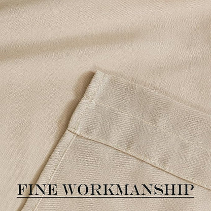 NICETOWN Door Curtains for Window 72 inch Length, Linen Blend Privacy French - Image 7