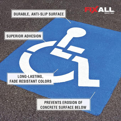 FIXALL Skid Grip Anti-Slip Coating, 1 Gallon, Exceeds ADA Standards, - Image 5