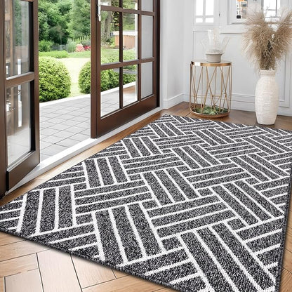 OLANLY Large Indoor Door Mat, 59x35 Inch, Dirt Resistant and Absorbent by OLANLY