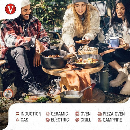 Victoria 4-Quart Cast Iron Dutch Oven - Image 3
