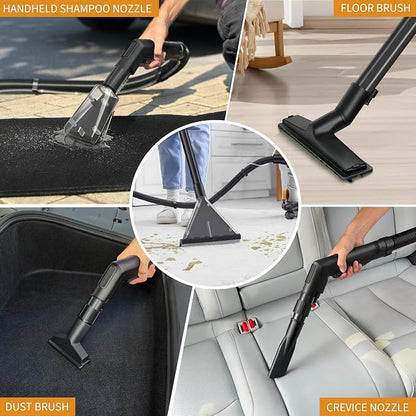 Shop Vacuum Wet and Dry, 6 Gallon 5.5 Peak HP, 3 in 1 Wet/Dry/Upholstery Shop - Image 6