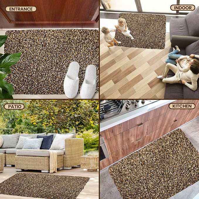 Premium Microfiber Indoor Door Mat – 32"x48" Washable Entry Mat, Waterproof - Image 7