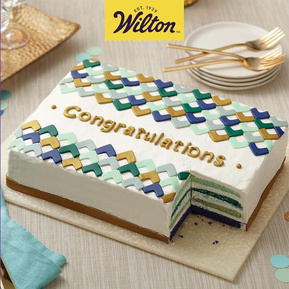 Wilton Easy Layers Sheet Cake Pan, Rectangle Sheet Pan, 2-Piece Baking Sheets - Image 6