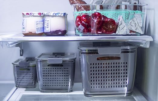Kitchen Spaces Colander Stackable Food Storage Bin - Image 8