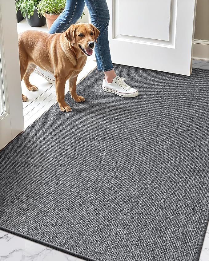 LUMI Indoor Door Mat 36"x59", Ultra Thin Low Profile Non-Slip Doormat by LUMI