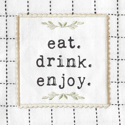 DII Home Sweet Farmhouse Kitchen Collection, Dishtowel Set - Image 6