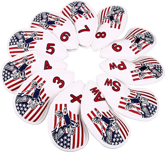 USA Flag and Eagle Golf Driver/Fairway Wood/Hybrid/Iron/Mallet Putter/Blade by Unknown