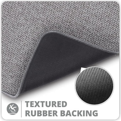Bathroom Rugs Set 2 Pieces, Thin Bathroom Mats, Toilet Rugs, Quick Dry - Image 5