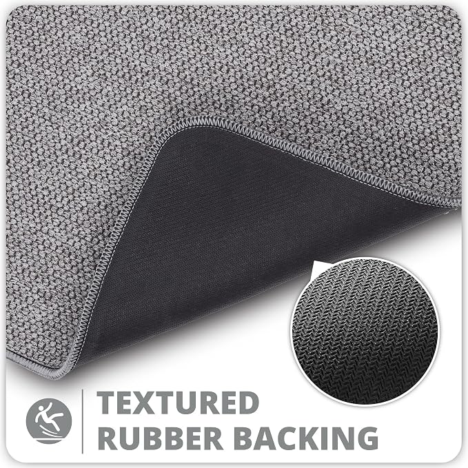 Bath Mat, Ultra Thin Bathroom Rugs, Rubber Bath Mats - Image 4