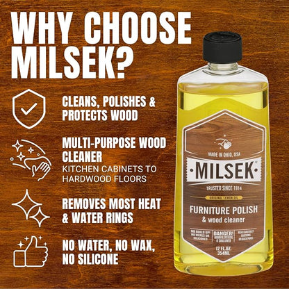 Milsek Furniture Polish and Wood Cleaner - Image 8