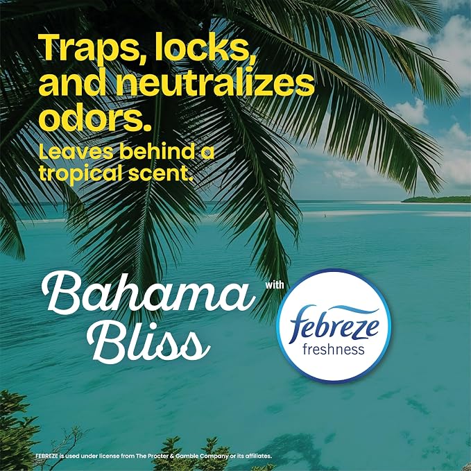 Glad ForceFlex MaxStrength Kitchen Trash Bags, 13 Gal, Bahama Bliss Febreze - Image 4