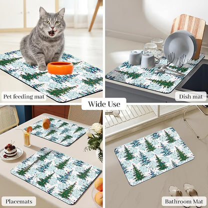 Bloss Christmas Drying Mat, Fit Under Coffee Maker Machine / Counter - Image 7