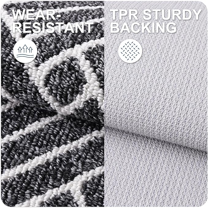 OLANLY Runner Indoor Door Mat, 70x23 Inch, Dirt Resistant and Absorbent - Image 3