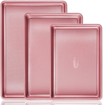 HONGBAKE Baking Sheet Pan Set, Cookie Sheets by HONGBAKE