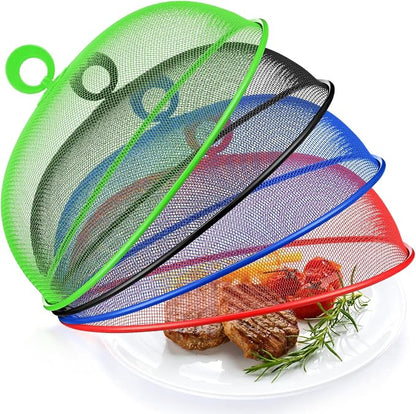 Foaincore 8 Pcs Metal Mesh Food Covers Tent Umbrella 11 Inch Outside Mesh Food by Foaincore
