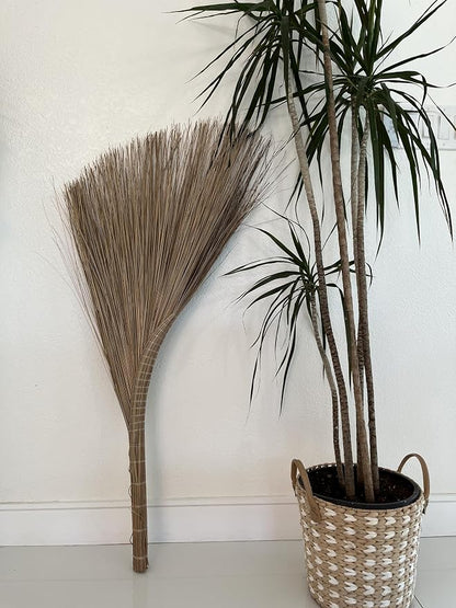 Vietnamese Natural Straw Broom/Handmade Coconut Leaf Broom by Unknown