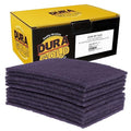 Dura-Gold Premium 6" x 9" Purple Medium Fine 600 Grit General Purpose Scuff Pads, Box of 10 - Scuffing, Scouring, Sanding, Cleaning, Blend Prep, Surface Adhesion Preparation - Automotive Auto Body