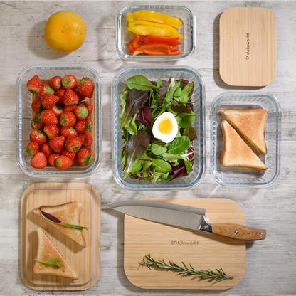 Ribbed Glass Tupperware Set - Image 8