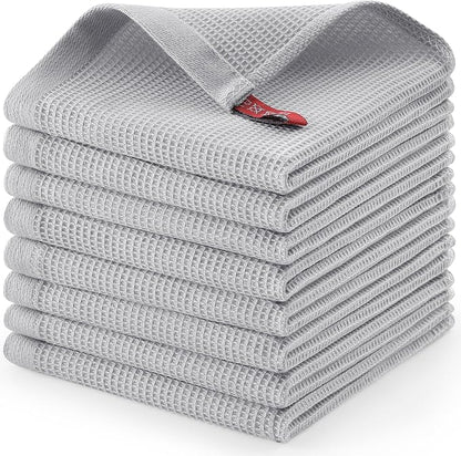 Homaxy 100% Cotton Waffle Weave Dish Cloths by Homaxy