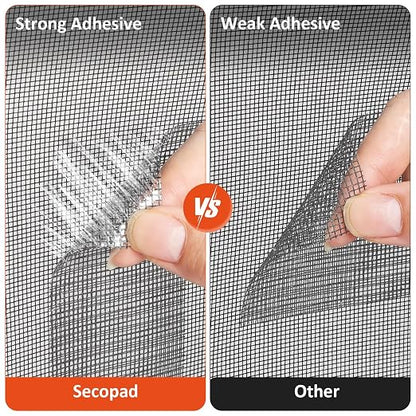 Grey Screen Repair Tape, Strong Adhesive Fiberglass Patch Tape Mesh - Image 4