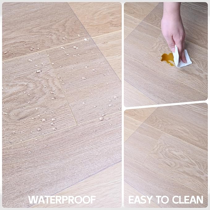 Office Chair Mat for Hardwood Floor, Easy Glide, Protects Hard Surfaces from - Image 5