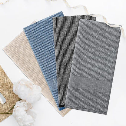 Homaxy Premium Kitchen Towels, Large Cotton Kitchen Hand Towels, Flat and Terry - Image 7