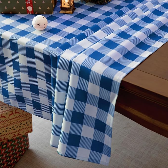 Classic Gingham Tablecloth Fabric - Image 4