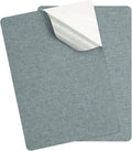 PATIKIL 8x11 Inch Linen Repair Patches, 2Pcs Self-Adhesive Fabric Patch for Sofas Tote Bags Furniture Car Seats Clothes Tents, Blue