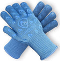 Grill Armor Oven Gloves 932°F Extreme Heat & Cut Resistant Oven Mitts with Fingers for BBQ, Cooking, Grilling, Baking – Accessory for Smoker, Cast Iron, Fire Pit, Camping, Fireplace, Griddle & More