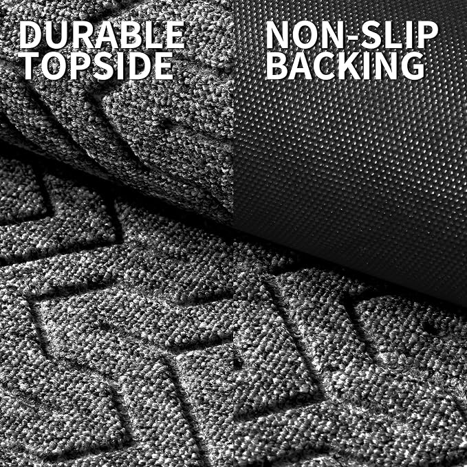 Yimobra Large Door Mat Outside Entrance 47x32, Waterproof Heavy Duty Outdoor - Image 4