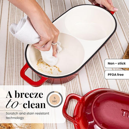 Dutch Oven For Sourdough Bread Baking – Enamelled Cast Iron Bread Loaf Pot – - Image 4