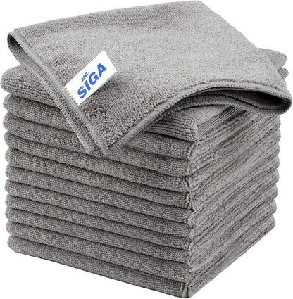 MR.SIGA Microfiber Cleaning Cloth, All-Purpose Microfiber Towels, Streak Free by MRSIGA