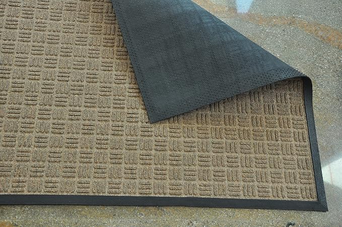 Kempf Water Retainer Entrance Mat, Indoor Outdoor Rubber Rug, Moisture Trapping - Image 3