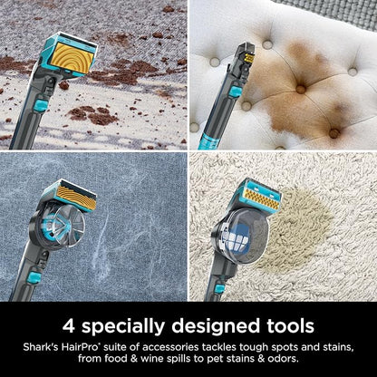 Shark CarpetXpert HairPro with StainStriker Upright Carpet, Area Rug & - Image 8