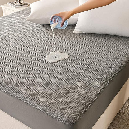 GRT Cal King Mattress Protector Waterproof, Breathable Bamboo Charcoal Fiber by GRT