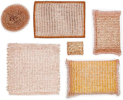 Redecker Real Copper Pot Scrubbers – Double-Layer Copper Scouring Pads - Image 6