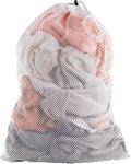 Handy Laundry Mesh XL Laundry Bag - Durable, Machine Washable with Secure Drawstring Closure - Perfect for College Dorms, Laundromats, Apartments (White)
