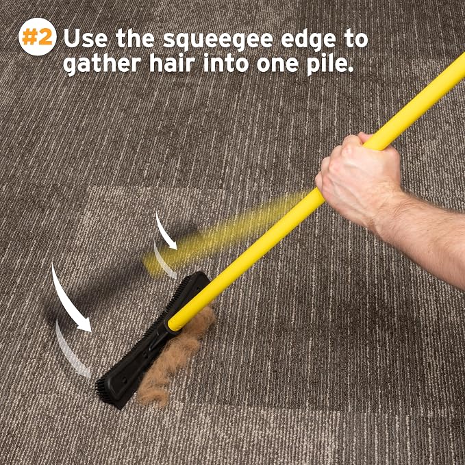 FURemover Original Pet Hair Rubber Broom - Image 4
