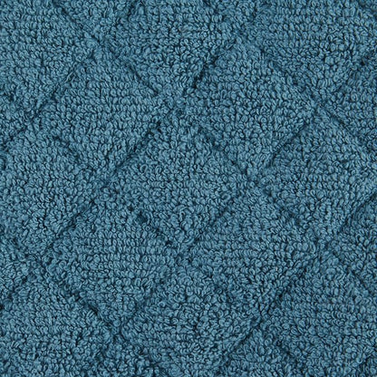 DII Basic Terry Collection 100% Cotton Quilted, Oven Mitt, Storm Blue, 2 Piece - Image 2