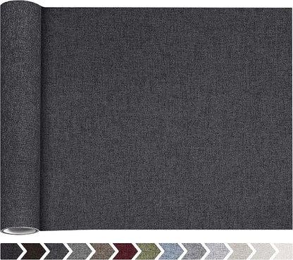 Fine Linen Fabric Patches, Self-Adhesive, Extra Large 12x40 inch, by ForABetterHomeLife