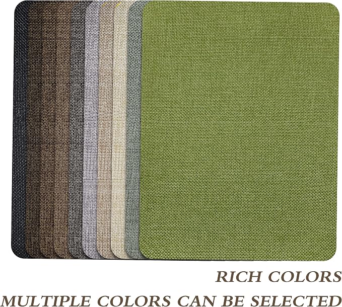 KING MOUNTAIN Coarse Linen Repair Patches, Self-Adhesive Fabric, 8X11 Inch 2 PCS - Image 3