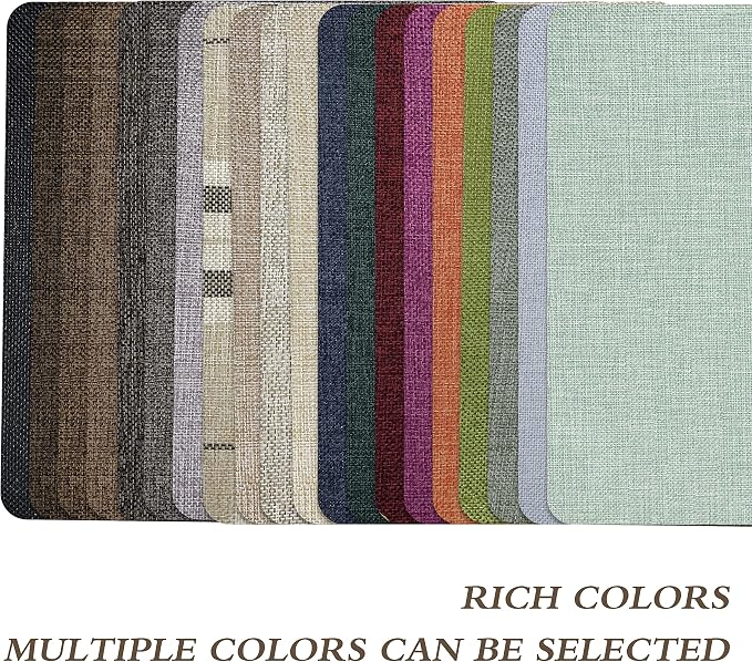 Coarse Linen Repair Patches, Self-Adhesive Linen Fabric Patches, 8X11 inch 2 PCS - Image 3
